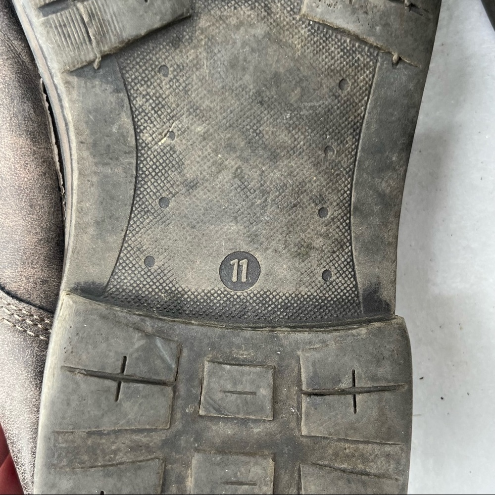 JOE’S Jeans Men’s Brown Leather Cappy Lace up boots size: 11 - Picture 3 of 7